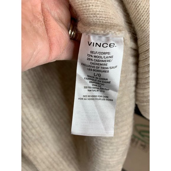 Vince Cream Open-Front Cardigan - Picture 5 of 9